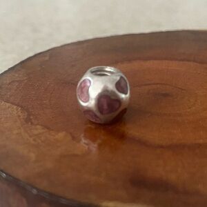 Authentic Pandora HEARTS silver charm